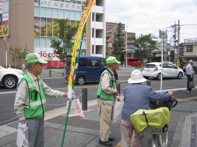 防犯パトロールグループの活動の画像