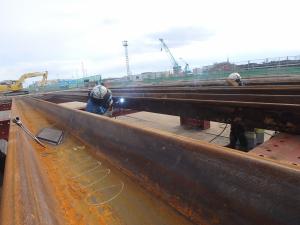 鋼矢板溶接その2