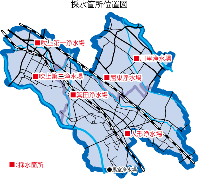 （画像）採水箇所位置図