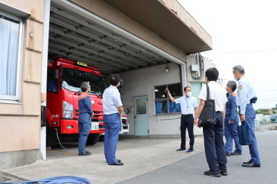 桶川西分署を視察の画像