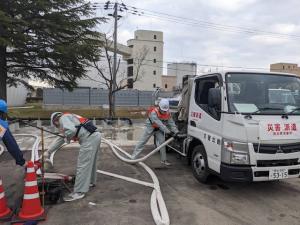 給水車への給水