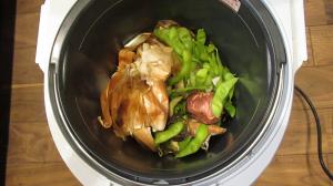 処理機に投入