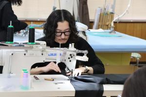 縫製工場内の様子