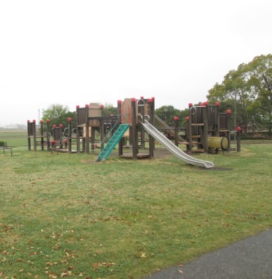 川里中央公園の複合遊具の画像