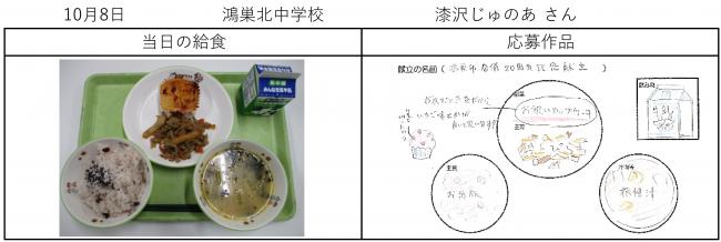 10月8日記念献立