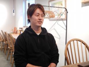 インタビューの様子