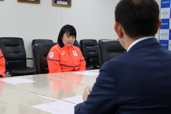 飯野コーチからの抱負表明