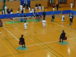 日頃の鍛錬を成果を発揮する子どもたち