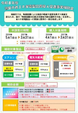 補助金チラシ（表）