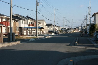 （写真）北新宿第二土地区画整理事業地内