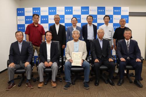 表敬訪問の様子