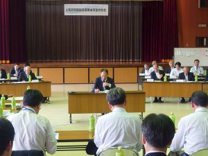 上尾道路建設促進期成同盟会総会の様子