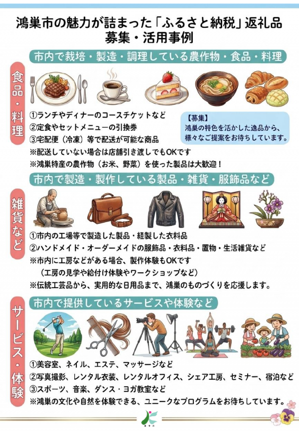 募集・活用事例のチラシ画像
