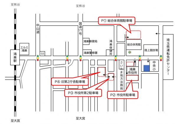 駐車場案内図