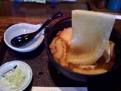 （写真）川幅みそ煮込みうどん