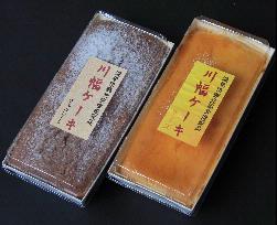 （写真）川幅ケーキ（チョコレート/チーズ/抹茶/米粉）
