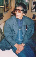 須田画伯の肖像写真（1988年撮影）