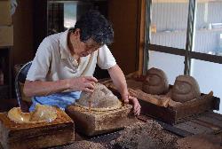 生地抜きの様子