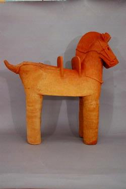 動物埴輪飾り馬２の修復後の画像