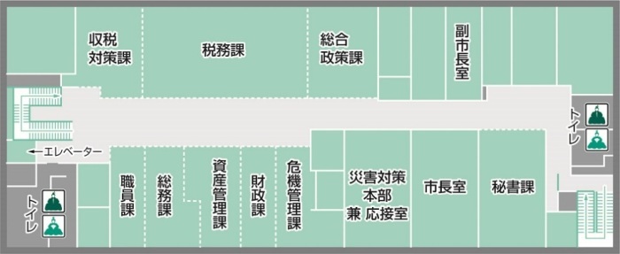 新館配置図2階の画像