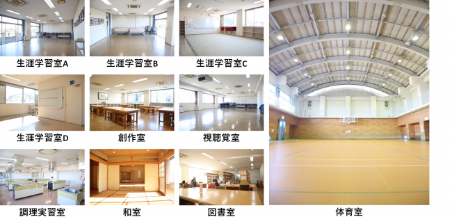 田間宮生涯学習センター内の施設写真