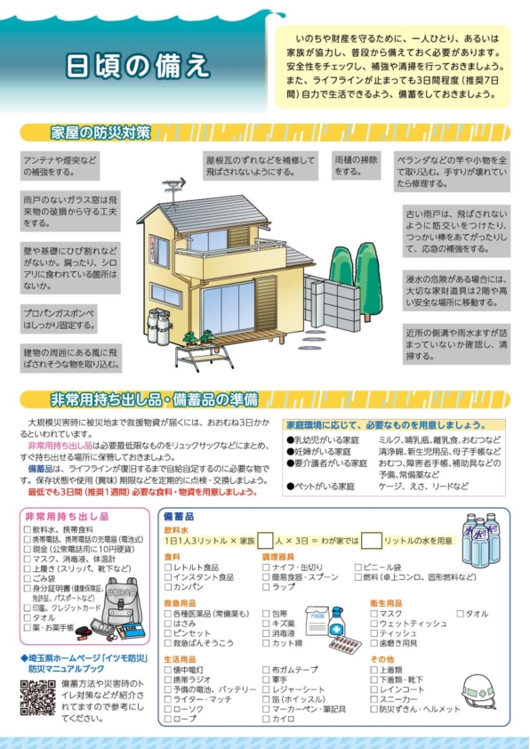 日頃の備え