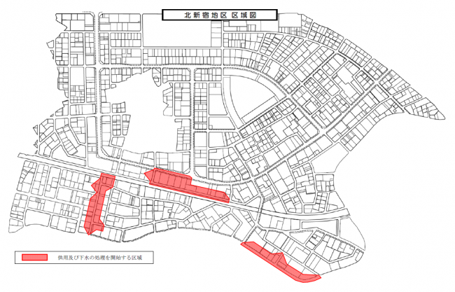 北新宿地区区域図