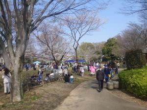 さくら祭り川里会場の様子