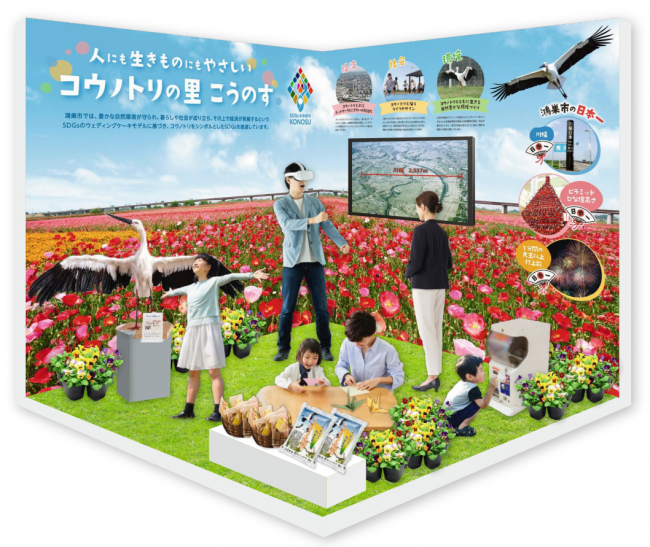 地方創生ＳＤＧｓフェス鴻巣市ブースイメージ