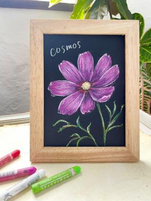 こどもチョークアート教室 ポスター